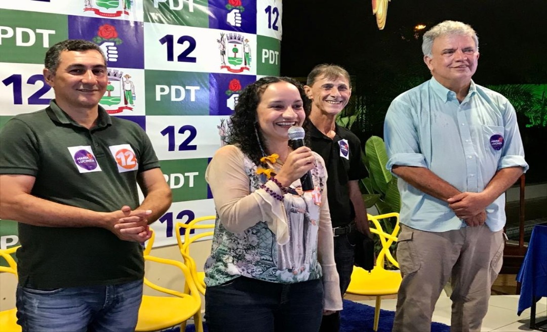 Candidata a prefeita Maria Lucinéia realiza caminhada no Bairro da Praia e à noite um comício virtual 